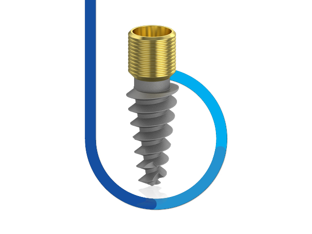 Bioline Grip Conical Implant